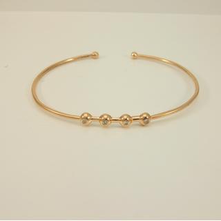 Bracelet K14 With gemstones  ΒΡ 001192  Weight:2.68gr